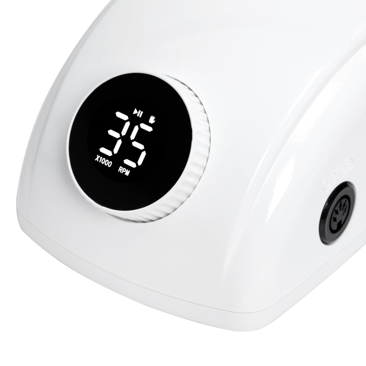 EXO Futura Torno De Uñas 65W – Blanco · Pantalla digital