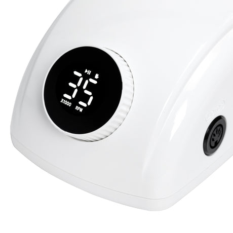 EXO Futura Torno De Uñas 65W – Blanco · Pantalla digital