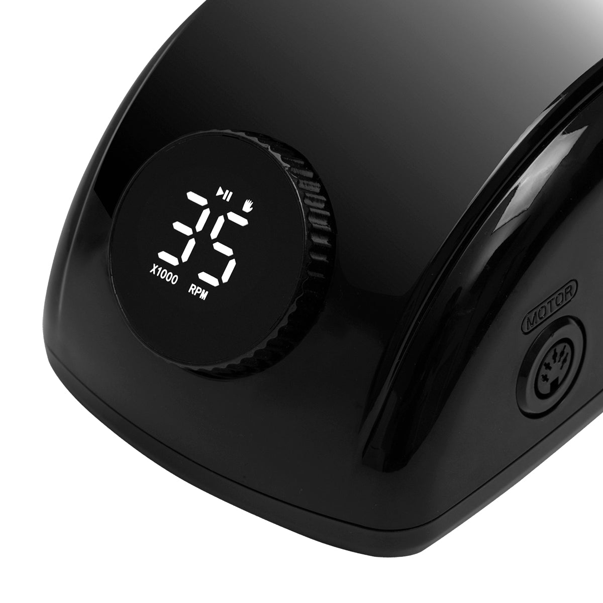 EXO Futura Torno De Uñas 65W – Negro · Pantalla digital