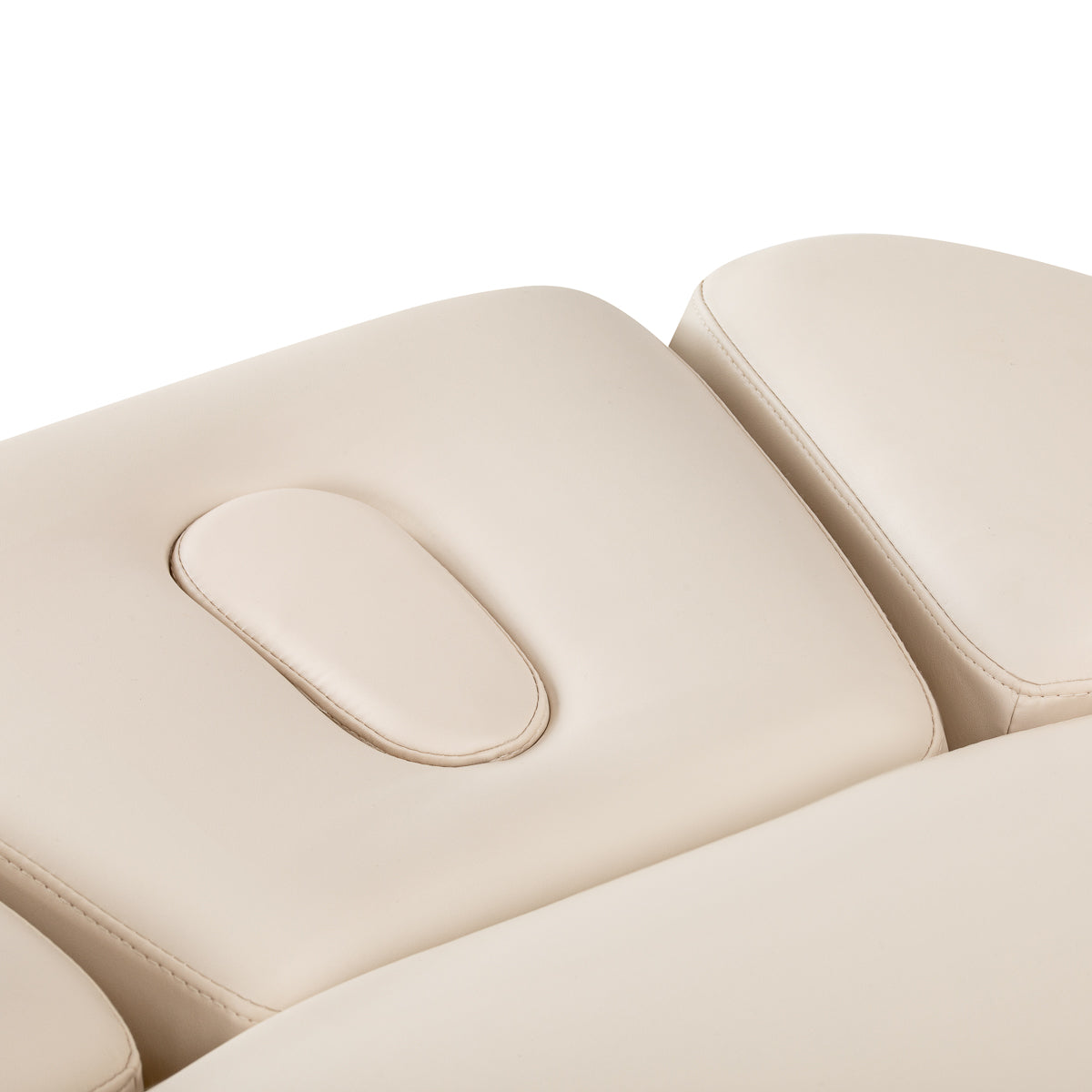 Sillon Relax · crema · reposacabezas y abertura facial