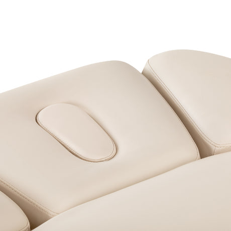 Sillon Relax · crema · reposacabezas y abertura facial