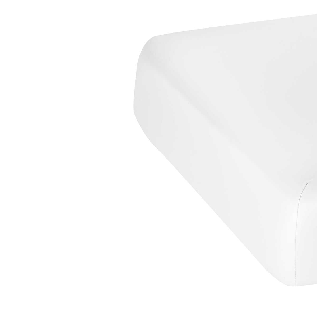 Sillon Siesta Camilla SPA Eléctrica – Blanca, Base Marrón Claro · Funda extraíble