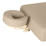 Sillon Siesta Camilla SPA Eléctrica – Beige, Base Marrón Claro · Ejemplo de accesorio montado