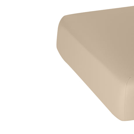 Sillon Siesta Camilla SPA Eléctrica – Beige, Base Marrón Claro · Funda extraíble