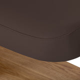Sillon Relax · marrón oscuro · costura del borde de funda