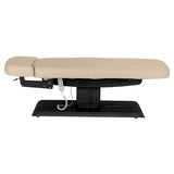 Camilla SPA Eléctrica Sillon Relax – Beige, Base Negro · Vista lateral