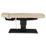 Camilla SPA Eléctrica Sillon Relax – Beige, Base Negro · Vista lateral