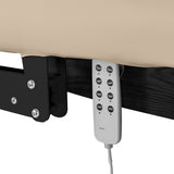 Camilla SPA Eléctrica Sillon Relax – Beige, Base Negro · Mando