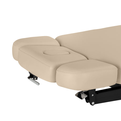 Camilla SPA Eléctrica Sillon Relax – Beige, Base Negro · Laterales del reposacabezas