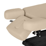 Camilla SPA Eléctrica Sillon Relax – Beige, Base Negro · Laterales del reposacabezas