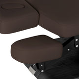 Camilla SPA Eléctrica Sillon Relax – Marrón Oscuro, Base Negro · Soporte de brazos