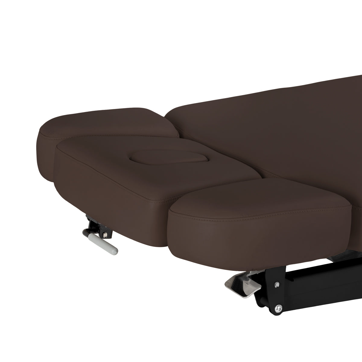 Camilla SPA Eléctrica Sillon Relax – Marrón Oscuro, Base Negro · Laterales del reposacabezas