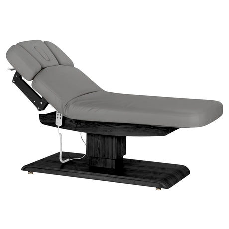 Camilla SPA Eléctrica Sillon Relax – Gris, Base Negro · Posición reclinada