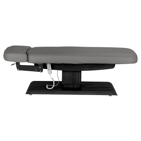 Camilla SPA Eléctrica Sillon Relax – Gris, Base Negro · Vista lateral