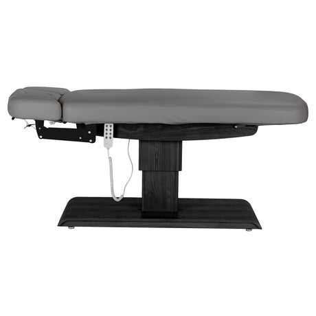 Camilla SPA Eléctrica Sillon Relax – Gris, Base Negro · Vista lateral