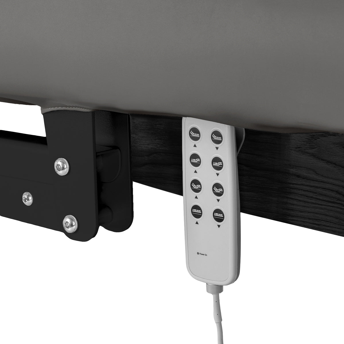 Camilla SPA Eléctrica Sillon Relax – Gris, Base Negro · Mando