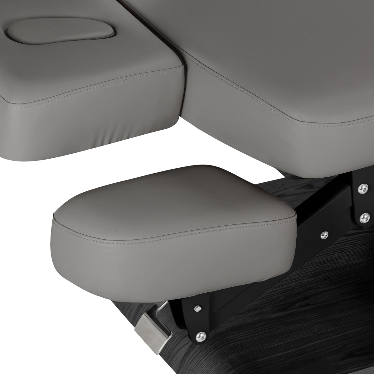 Camilla SPA Eléctrica Sillon Relax – Gris, Base Negro · Soporte de brazos