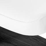 Sillon Relax · blanco / negro · costura del borde de funda