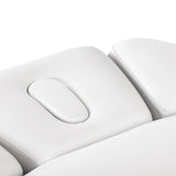 Sillon Relax · blanco / negro · reposacabezas y abertura facial