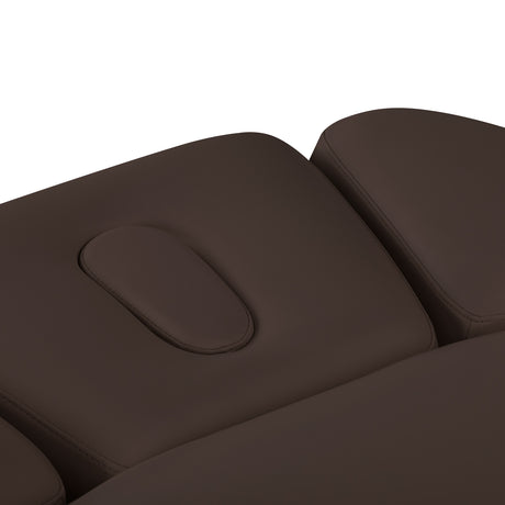 Sillon Relax · marrón oscuro / marrón claro · reposacabezas y abertura facial