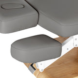 Sillon Relax · gris / marrón claro · apoyo de brazos y reposacabezas