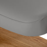 Sillon Relax · gris / marrón claro · costura del borde de funda