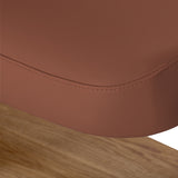 Sillon Relax · marrón / marrón claro · costura del borde de funda