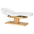 Sillon Relax · blanco / marrón claro · posición semitumbada