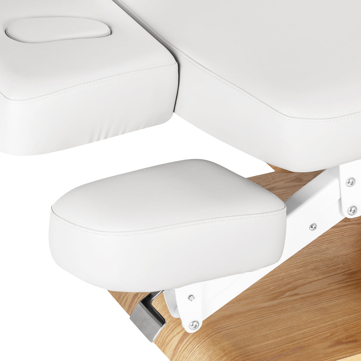 Sillon Relax · blanco / marrón claro · apoyo de brazos y reposacabezas