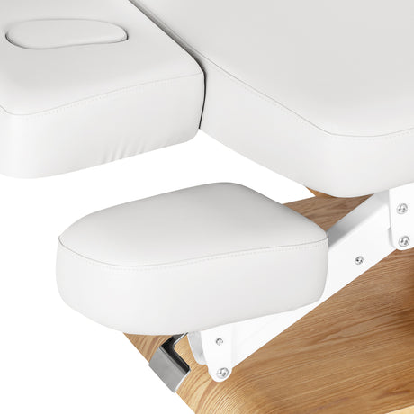 Sillon Relax · blanco / marrón claro · apoyo de brazos y reposacabezas