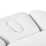 Sillon Relax · blanco / marrón claro · reposacabezas y abertura facial