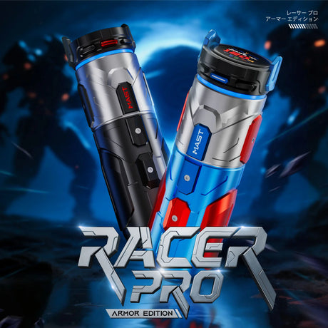 Mast Racer Pro Armor Edition Black Wireless Tattoo Pen 4.2mm Stroke 2 Batteries - BVShop