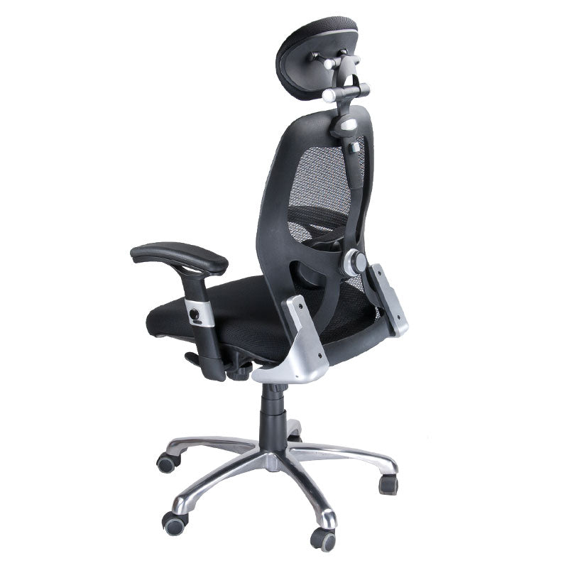 Black ergonomic office chair CorpoComfort BX-4028A by Beauty System with adjustable armrests and lumbar support.