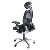 Black ergonomic office chair CorpoComfort BX-4028A by Beauty System with adjustable armrests and lumbar support.