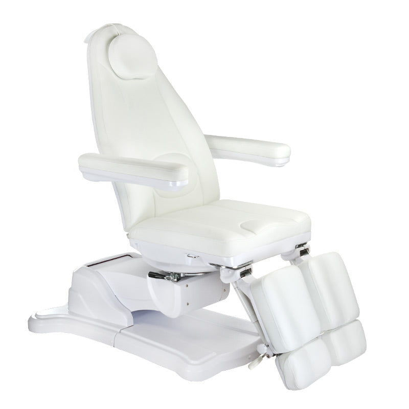 Elektryczny fotel kosmetyczny Mazaro BR-6672C White - BVShop
