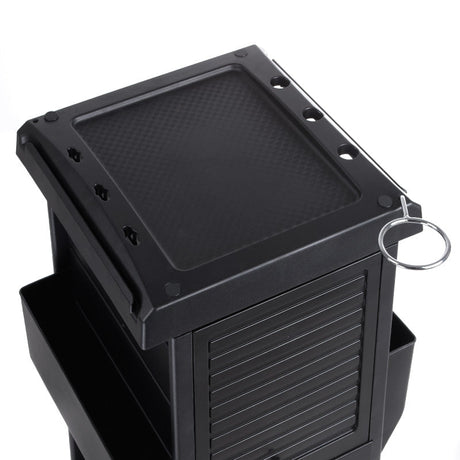 Hairdressing Helper with Curtain NG-ST006 Black - BVShop