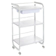Beauty System Cosmetic Cabinet NG-ST027 with multiple compartments and sleek white finish for organized beauty product storage