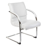 Fotel konferencyjny CorpoComfort BX-3339B White - BVShop