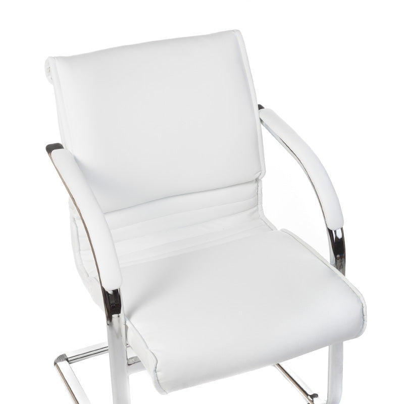 Fotel konferencyjny CorpoComfort BX-3339B White - BVShop