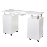 Manicure table + dust extractor BD-3425+P WHITE - BVShop