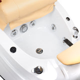 Fotel do pedicure z masażem BR-2307 Beżowy - BVShop