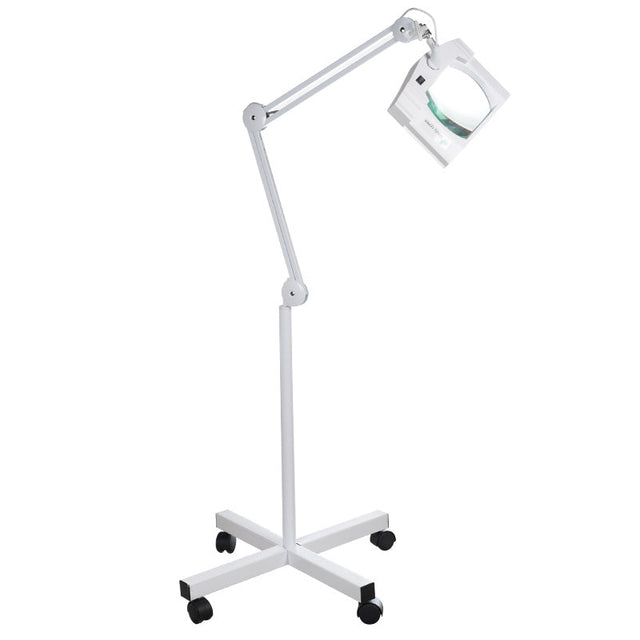 Beauty System BN-208L LED lamp with built-in loupe on tripod for detailed close-up examination and professional lighting.
