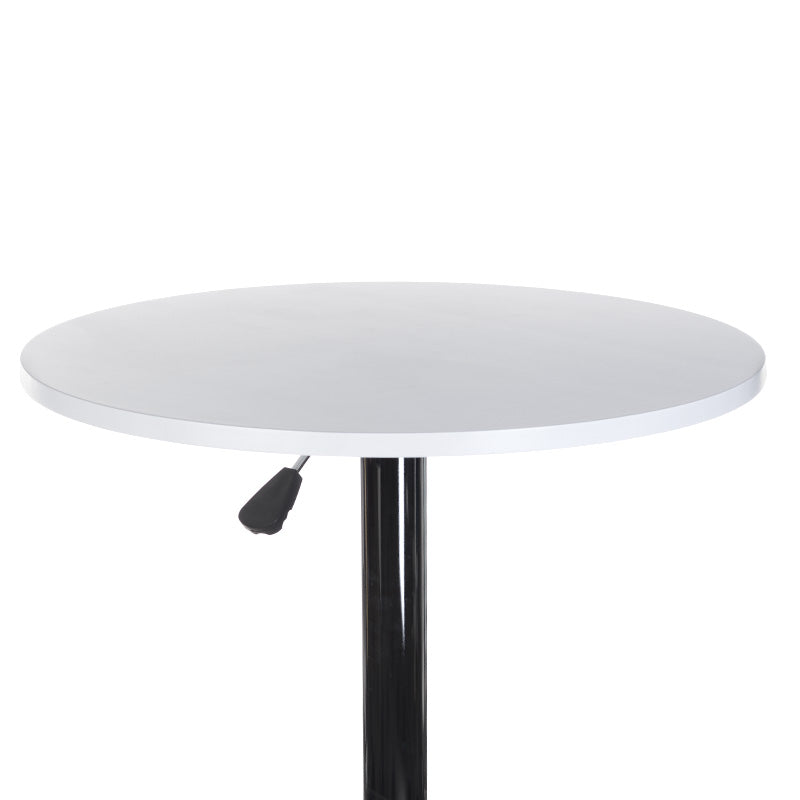 White Beauty System Bar Table BX-9001 with sleek modern design, shown from a side view on a plain background.