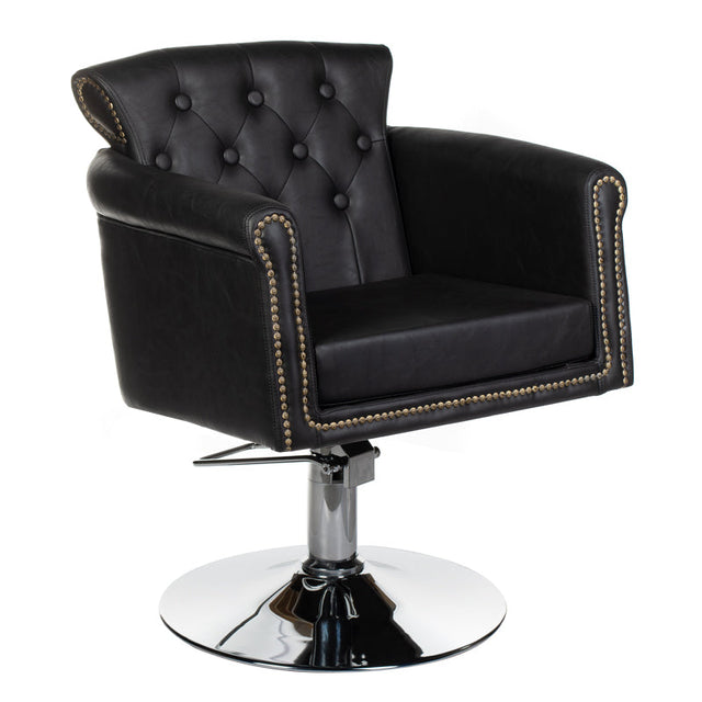 Hairdressing Chair ALBERTO BH-8038 black - BVShop