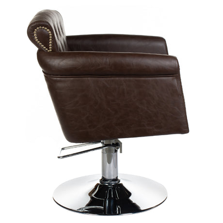 Hairdressing chair ALBERTO BH-8038 brown - BVShop
