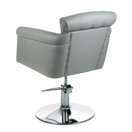 Hairdressing Chair ALBERTO BH-8038 light gray - BVShop