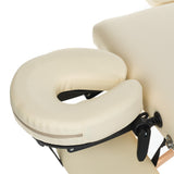 Beauty System Massage & Rehabilitation Table BS-523 Cream with adjustable headrest and sturdy frame for therapy and recovery sessions.