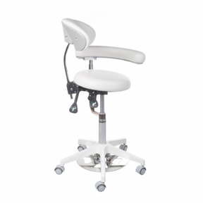 Taboret medyczny z oparciem BD-Y914 White - BVShop
