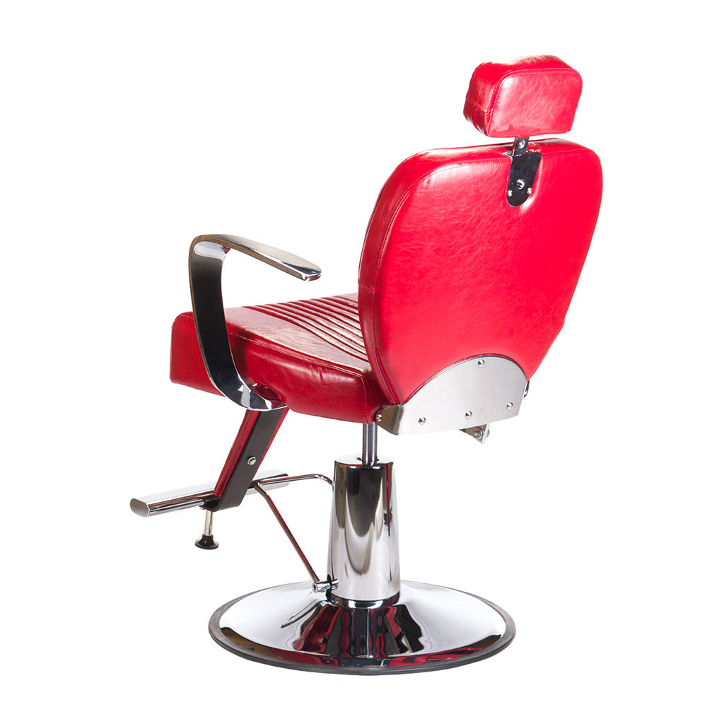 Fotel barberski OLAF BH-3273 Czerwony - BVShop