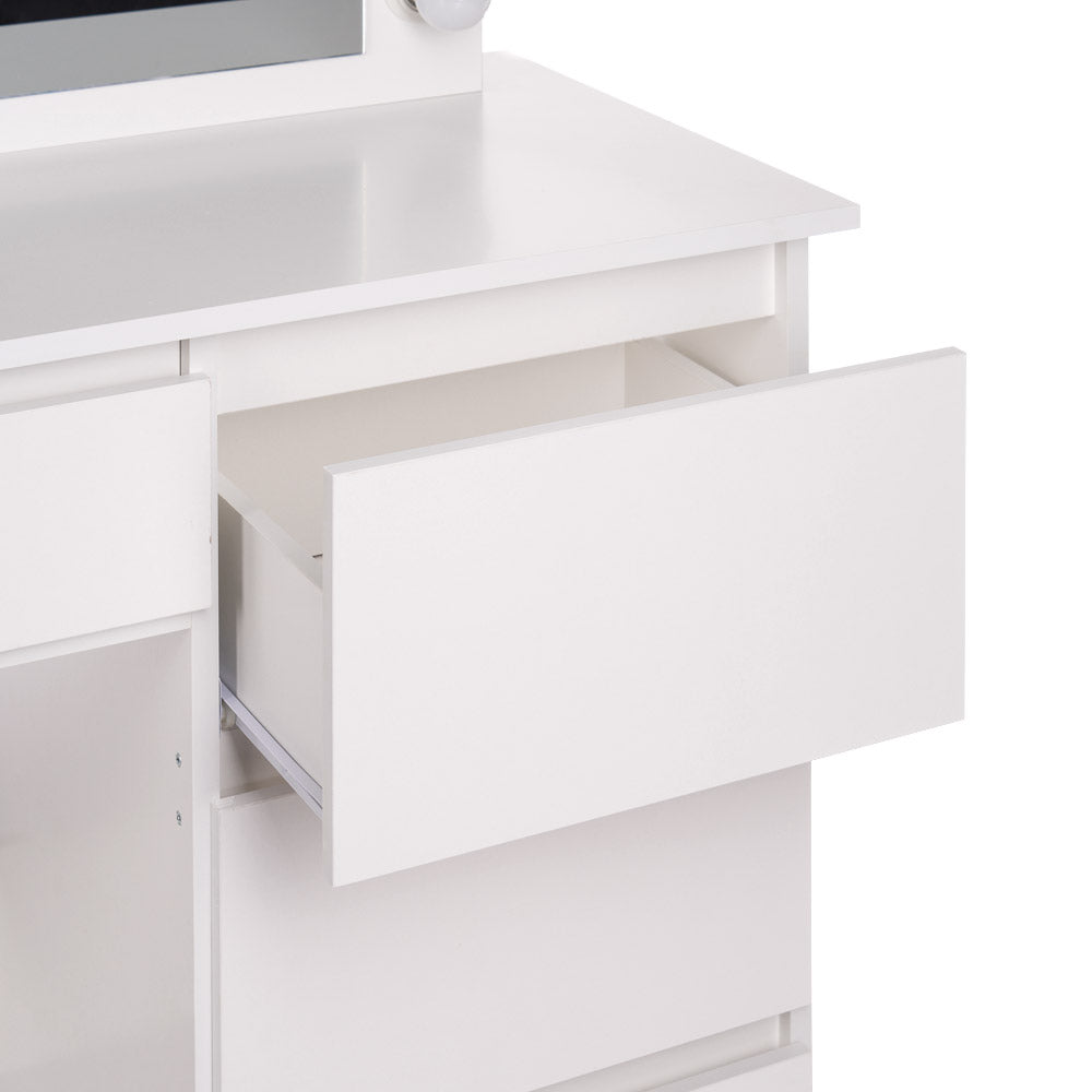 5-Toaletka biała EVA z lustrem podświetlanym LED-5